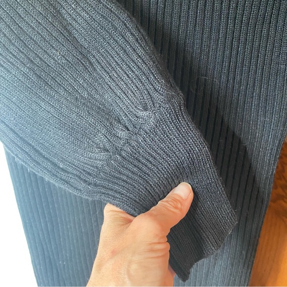 RD Style women’s knit blend ribbed midi long sleeve sweater dress size S/P - Picture 5 of 8